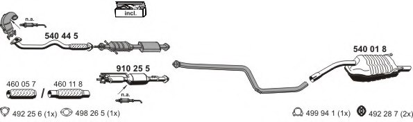 ERNST 110063 Exhaust System